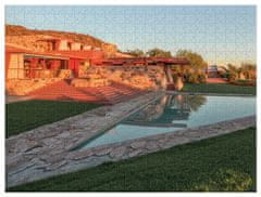 Obojstranné puzzle Frank Lloyd Wright: Taliesin a Taliesin West 500 dielikov