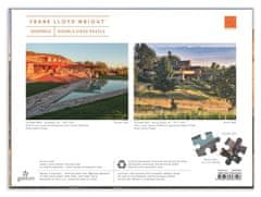 Galison Obojstranné puzzle Frank Lloyd Wright: Taliesin a Taliesin West 500 dielikov
