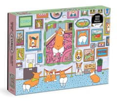 Galison Puzzle Múzeum Corgi 1000 dielikov