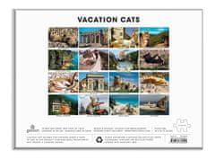 Galison Puzzle Mačky na dovolenke 1500 dielikov