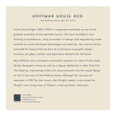 Galison Štvorcové puzzle Frank Lloyd Wright: Hoffman House Rug 500 dielikov