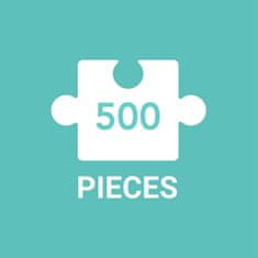 Galison Štvorcové puzzle Maľované kopce 500 dielikov