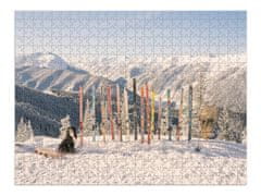 Galison Obojstranné puzzle Gray Malin: Zima 500 dielikov