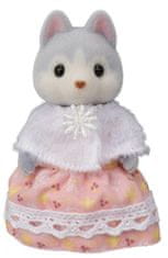 Sylvanian Families Rodina Husky s trojčatami