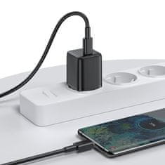 Joyroom Mini Fast Charger sieťová nabíjačka USB-C PD 25W + kábel USB-C / USB-C, čierna