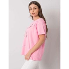 FANCY Dámske tričko s potlačou AOSTA pink FA-TS-7121.88P_367045 Univerzálne