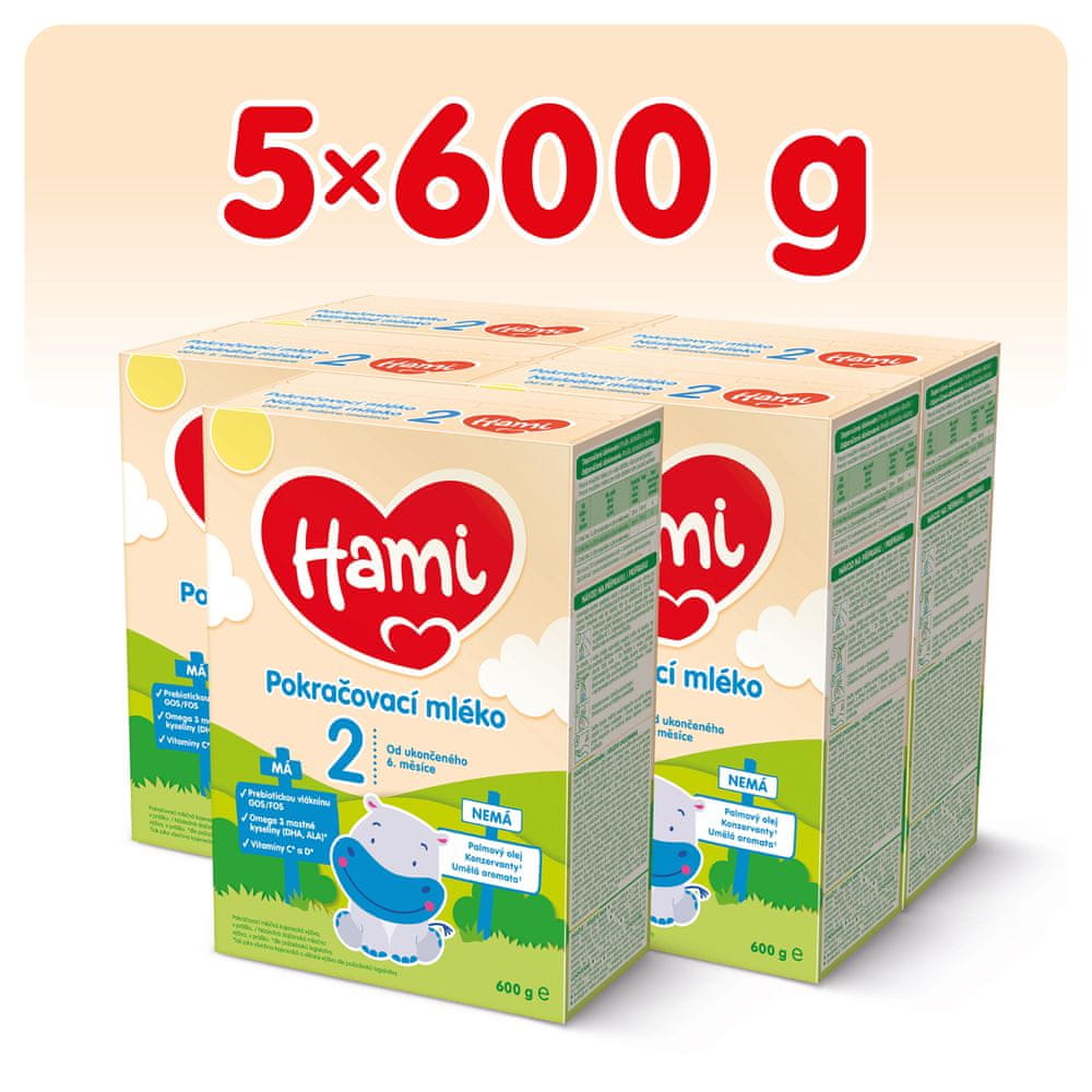 Hami 2 5 x 600 g