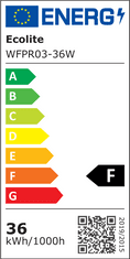 Ecolite Ecolite SMD kruh prisadený 22,5 cm, 36W, 4100K, IP20, 2900lm WFPR03-36W