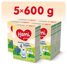 Hami 4 s príchuťou vanilky 5x 600g