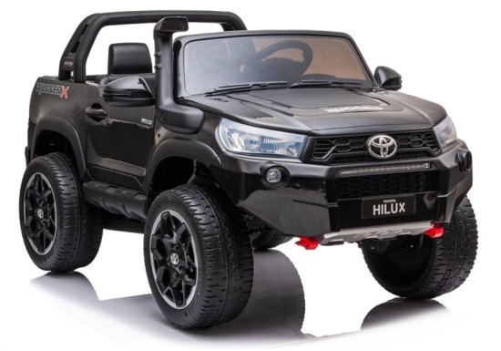 Lean-toys Toyota Hilux batérie auto čierna maľované