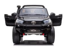 Lean-toys Toyota Hilux batérie auto čierna maľované