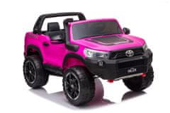 Lean-toys Toyota Hilux Ružová batéria