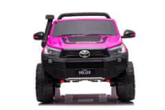 Lean-toys Toyota Hilux Ružová batéria