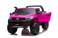 Lean-toys Toyota Hilux Ružová batéria