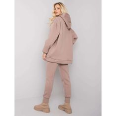 BASIC FEEL GOOD Dámske dvojdielne tepláky LUCIA dark beige RV-KMPL-7372.26X_381114 S-M