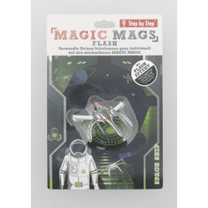 Step by Step Blikajúci obrázok Magic Mags Flash Space Ship Skylar k aktovkám GRADE, SPACE, CLOUD, 2IN1 a KID