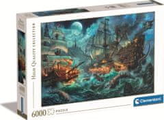 Clementoni Puzzle Pirátska bitka 6000 dielikov