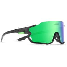 KDEAM Gilbert 05 cyklistické okuliare, Black / Blue Green