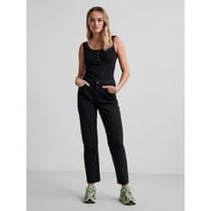 Pieces Dámske tielko PCKITTE Slim Fit 17101438 Black (Veľkosť XS)