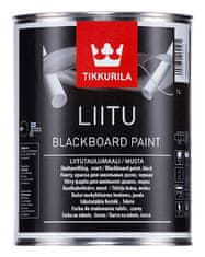 Tikkurila LIITU BLACKBOARD PAINT tabuľová farba, Čierna matná, 1L