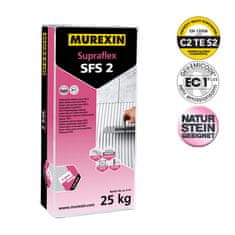 Murexin Pružná lepiaca malta Supraflex SFS 2, Biela, 25kg