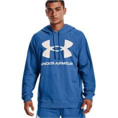 Under Armour Mikina modrá 193 - 197 cm/XXL Rival Fleece Big Logo Hoodie