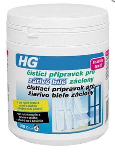 HG Systems Čistiaci prípravok pre žiarivo biele záclony