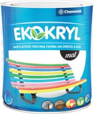 Chemolak Ekokryl matný V-2045, 0100, 0,6L