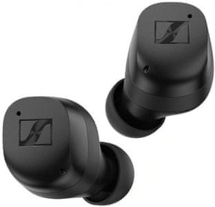 moderná bezdrôtová Bluetooth technológia sennheiser momentum true wireless 3 anc technológia aktívne potlačenie okolitých hlukov mobilné aplikácie odolnosť voči vode a potu dlhá výdrž na nabitie