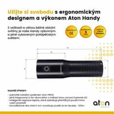 Aton Svietidlo HANDY HD 1830 lm čierna