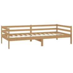 Vidaxl Denná posteľ medovo-hnedý borovicový masív 90x200 cm