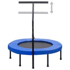 Vidaxl Fitness trampolína s rukoväťou a bezpečnostnou podložkou 102 cm