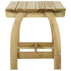 Petromila vidaXL Záhradný stôl 110x74x75 cm impregnované borovicové drevo
