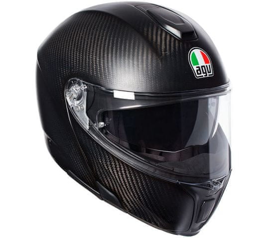 AGV Helma na moto SPORTMODULAR E05 SOLID MPLK MATT CARBON