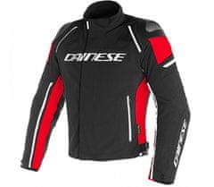 Dainese Bunda na moto RACING 3 D-DRY BLACK/BLACK/RED vel. 54