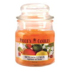 Price's Candles Sviečka v sklenenej dóze Price´s Candles, Sicílske citrusy, 100 g