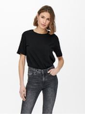 ONLY Dámske tričko ONLNEW ONLY Regular Fit 15256961 Black (Veľkosť XS)