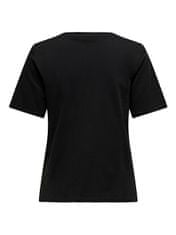 ONLY Dámske tričko ONLNEW ONLY Regular Fit 15256961 Black (Veľkosť XS)