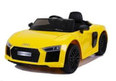 Lean-toys Audi R8 batéria Vozidlo JJ2198 žltá