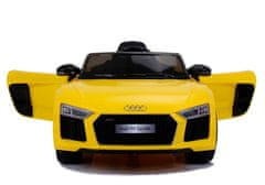 Lean-toys Audi R8 batéria Vozidlo JJ2198 žltá