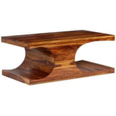 Vidaxl Konferenčný stolík, masívne sheeshamové drevo, 90x50x35 cm