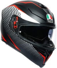 AGV prilba K-5 S Thunder černo-bielo-červená XS