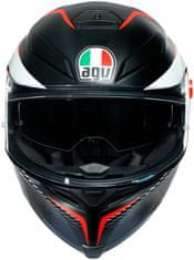 AGV prilba K-5 S Thunder černo-bielo-červená XS