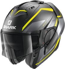 SHARK prilba EVO-ES Yari Mat black/anthracite/silver S