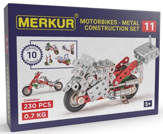 Merkur 011 Motocykel 230 dielov, 10 modelov