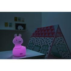 Chicco Lampička nočné svetlo dobíjateľné, prenosné Sweet Lights - Lama