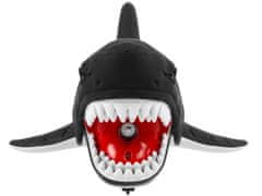 Lean-toys Infračervený diaľkovo ovládaný čierny žralok pohybuje chvostom vody