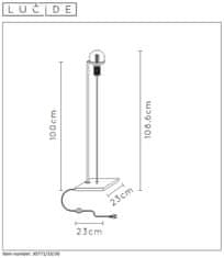 LUCIDE Stojacia lampa Ottel