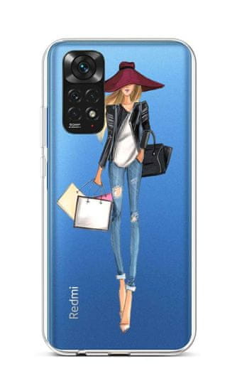 TopQ Kryt Xiaomi Redmi Note 11 silikón Lady 2 71921