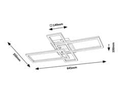 Rabalux Rabalux stropné svietidlo Ashton LED 24W 6590